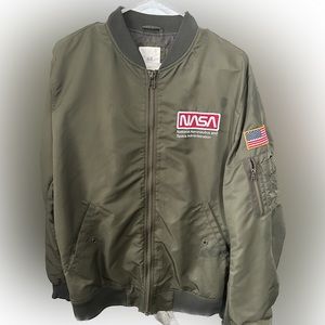 Oversized bomber jacket